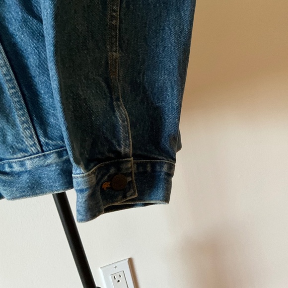 Falls Creek Mens Jeans Jacket Classic Blue Size XL - Picture 3 of 8